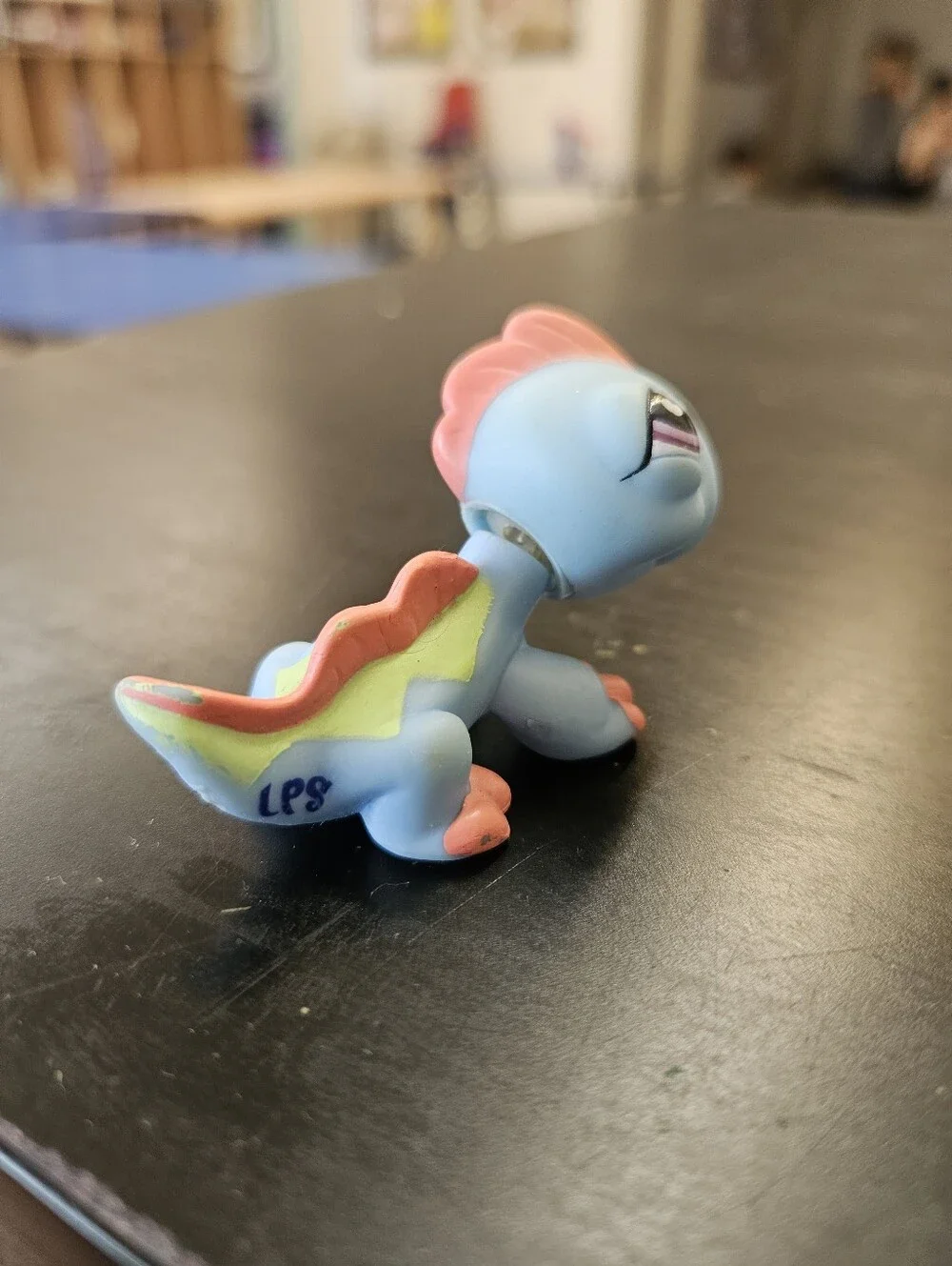 Rare Littlest Pet Shop LPS -  Blue Iguana Lizard #1829